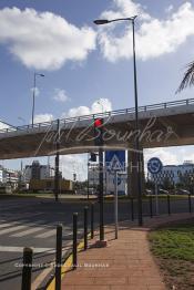 Image du Maroc Professionnelle de  Carrefour Sidi Maârouf, Vendredi 18 Avril 2019. Après 4 années de travaux, le trafic routier sera bientôt fluidifié dans cette artère de la métropole où la circulation était le calvaire quotidien des utilisateurs. (Photo / Abdeljalil Bounhar)